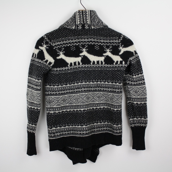 Telluride, Lambswool Blend Open Cardigan, Sz Small - Picture 5 of 6